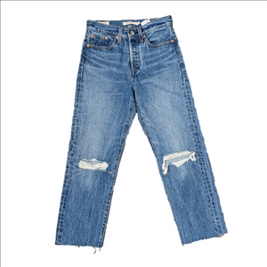 Levi’s Jeans Wedgie Straight Distressed Women’s 24